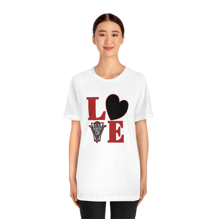 Volturi, Love Short Sleeve Tee (black heart) - Fandom-Made