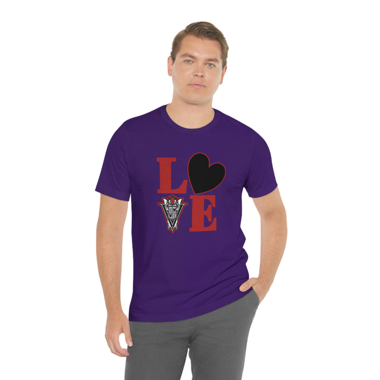 Volturi, Love Short Sleeve Tee (black heart) - Fandom-Made