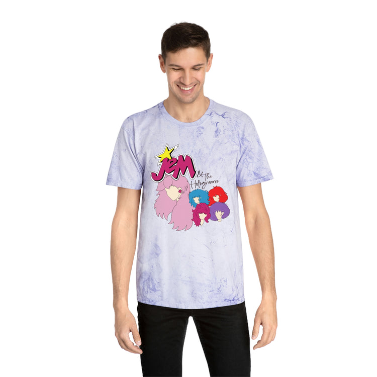 JEM And The Holograms Color Blast T-Shirt - Fandom-Made