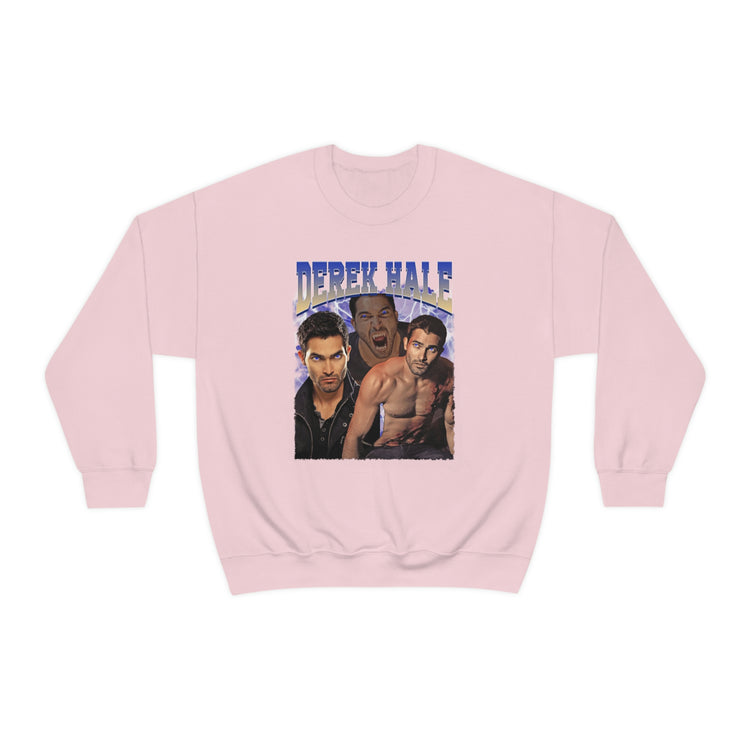 Derek Hale Crewneck Sweatshirt (shirtless collage) - Fandom-Made