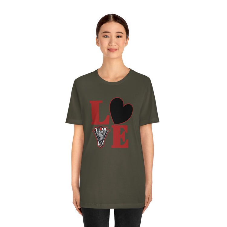 Volturi, Love Short Sleeve Tee (black heart) - Fandom-Made