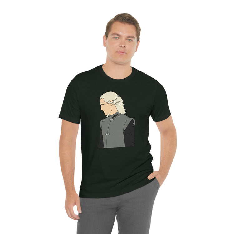 Prince Daemon Targaryen Short Sleeve Tee (minimal) - Fandom-Made