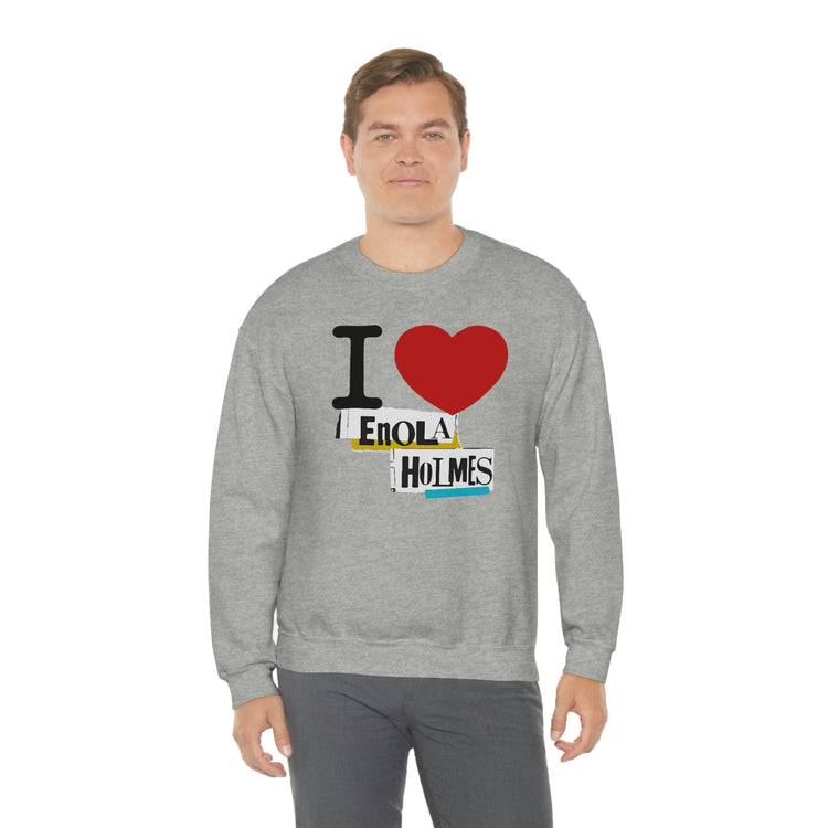 I Love Enola Holmes Sweatshirt - Fandom-Made