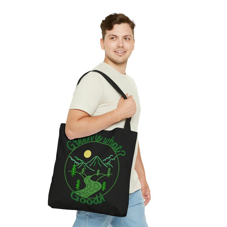 Green is Good Tote Bag - Fandom-Made