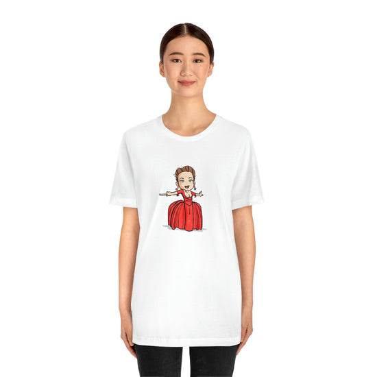 Claire Fraser T-Shirt (red dress) - Fandom-Made