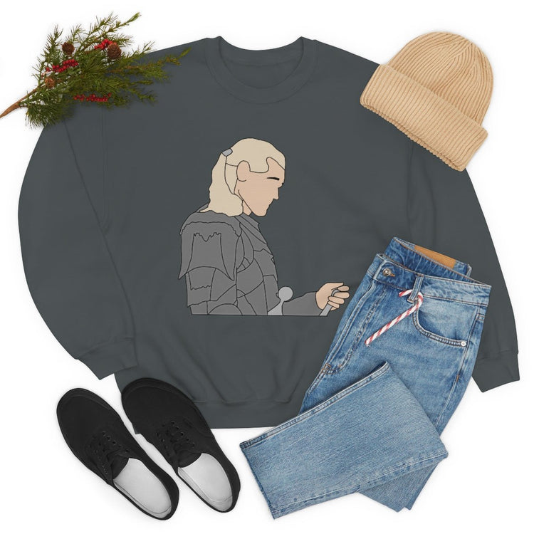 Daemon Targaryen Crewneck Sweatshirt - Fandom-Made