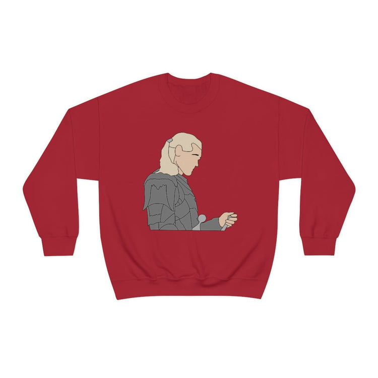 Daemon Targaryen Crewneck Sweatshirt - Fandom-Made