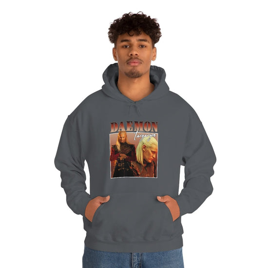 Daemon Targaryen Hooded Sweatshirt (retro) - Fandom-Made