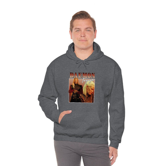 Daemon Targaryen Hooded Sweatshirt (retro) - Fandom-Made