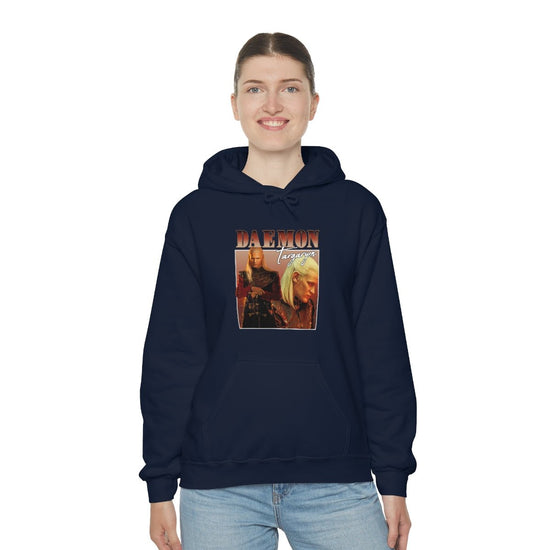 Daemon Targaryen Hooded Sweatshirt (retro) - Fandom-Made