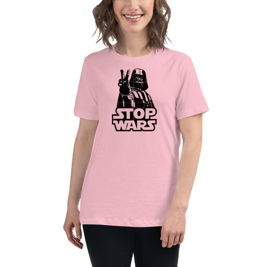 Darth Vader Women's Relaxed T-Shirt (Stop Wars) - Fandom-Made