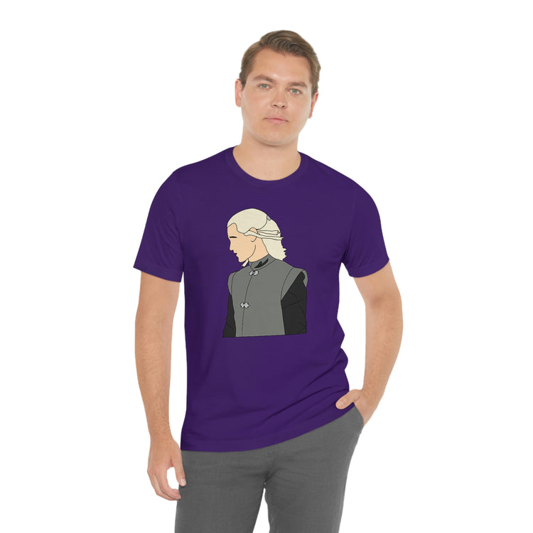 Prince Daemon Targaryen Short Sleeve Tee (minimal) - Fandom-Made