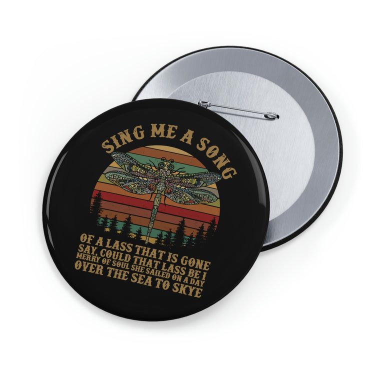 Skye Song Lyrics Retro Pin - Fandom-Made