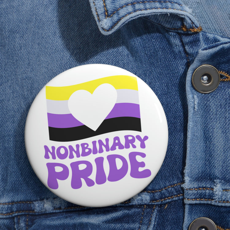 Non-Binary Pride Pin - Fandom-Made