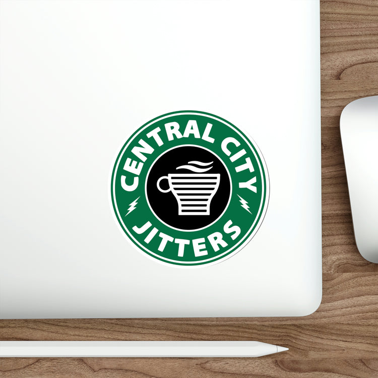 Central City Jitter Die-Cut Sticker - Fandom-Made