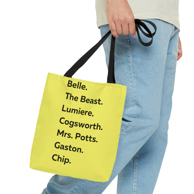 Beauty and the Beast Tote Bag - Fandom-Made