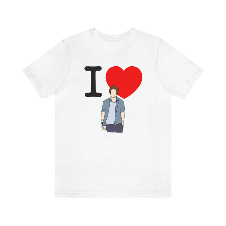 I Love Edward Cullen Short Sleeve Tee (minimal) - Fandom-Made