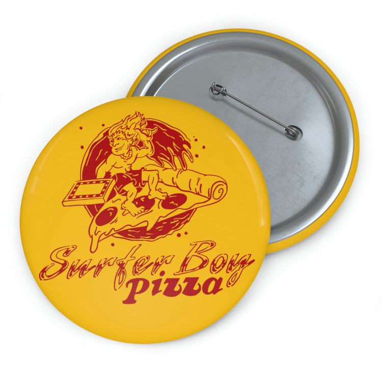 Surfer Boy Pizza Pin - Fandom-Made