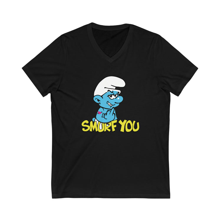 The Smurfs, Smurf You V-Neck Tee - Fandom-Made