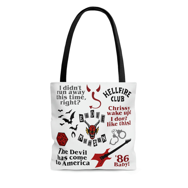 Eddie Munson Double-Sided Tote Bag - Fandom-Made