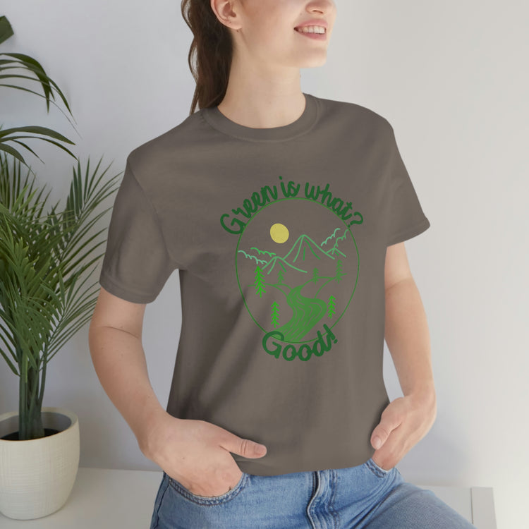 Green is Good Short Sleeve Tee - Fandom-Made