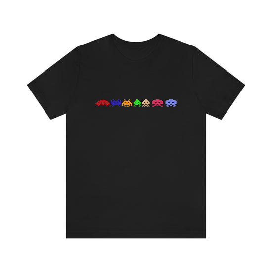 Space Invaders Short Sleeve Tee - Fandom-Made