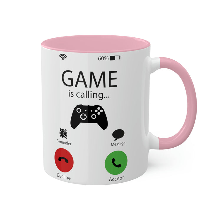 Game Is Calling Colorful Mugs - Fandom-Made