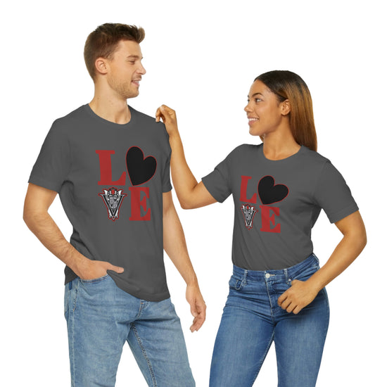 Volturi, Love Short Sleeve Tee (black heart) - Fandom-Made