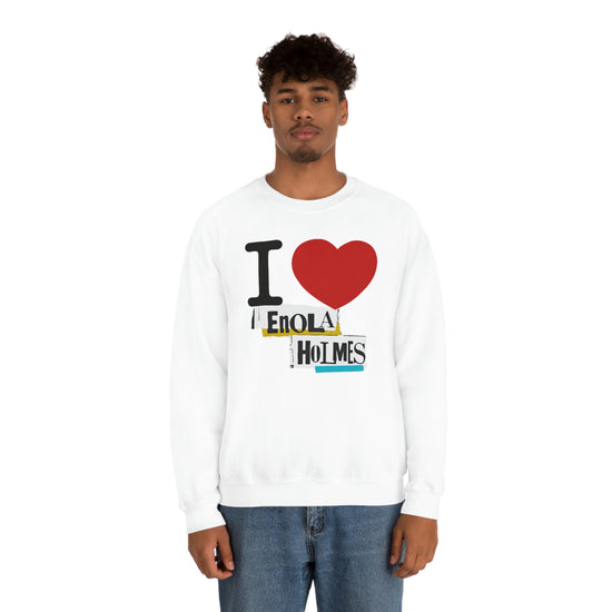 I Love Enola Holmes Sweatshirt - Fandom-Made