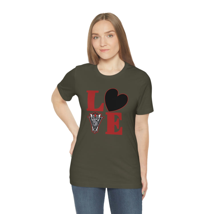 Volturi, Love Short Sleeve Tee (black heart) - Fandom-Made