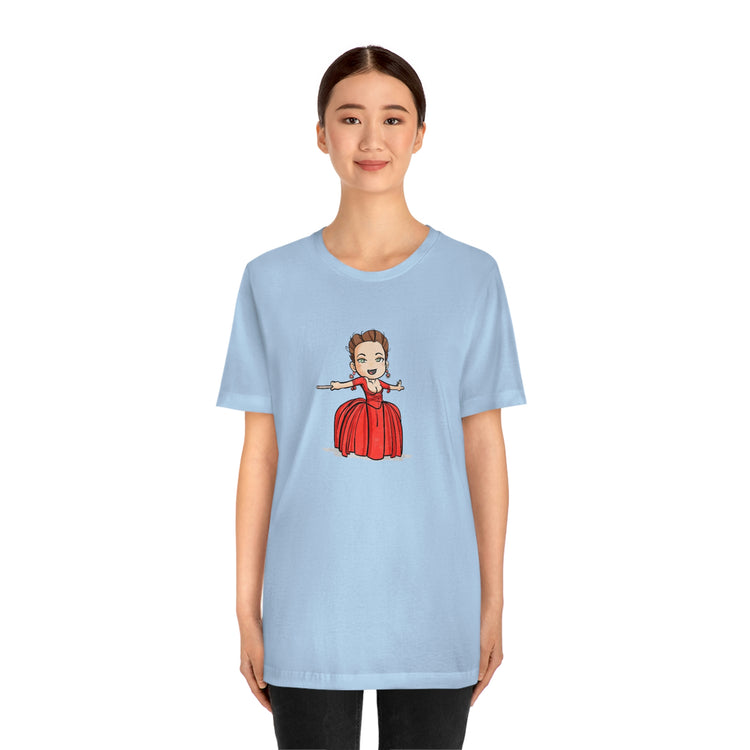 Claire Fraser T-Shirt (red dress) - Fandom-Made