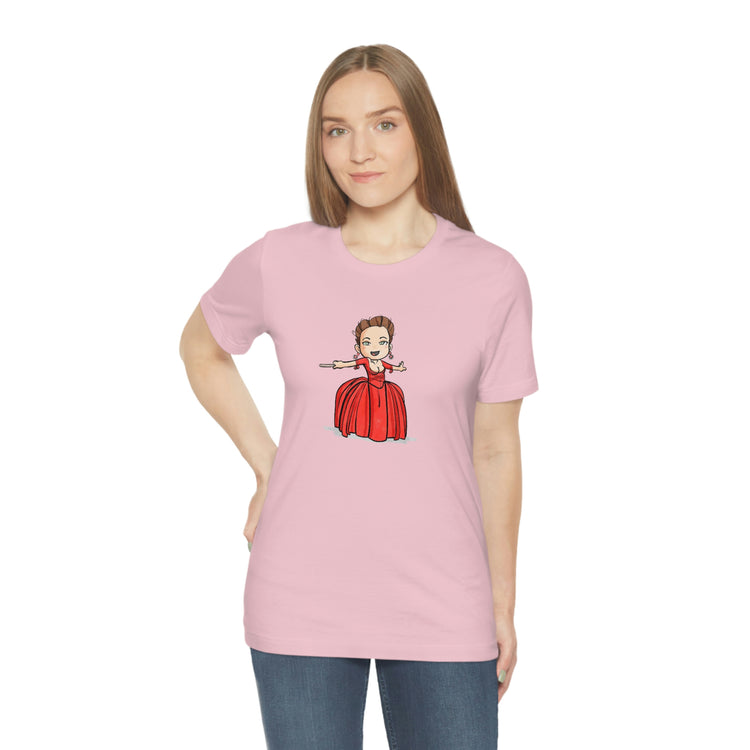 Claire Fraser T-Shirt (red dress) - Fandom-Made