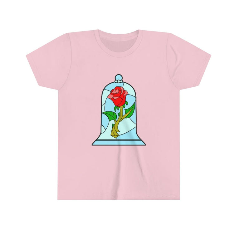 Enchanted Rose Youth Short Sleeve Tee - Fandom-Made