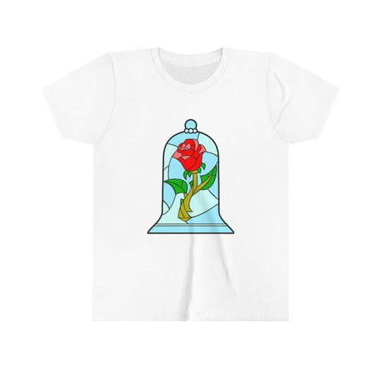 Enchanted Rose Youth Short Sleeve Tee - Fandom-Made