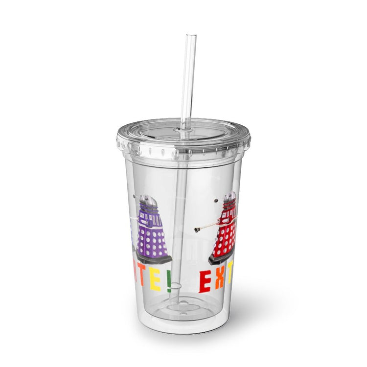 Exterminate Hate Acrylic Cup - Fandom-Made