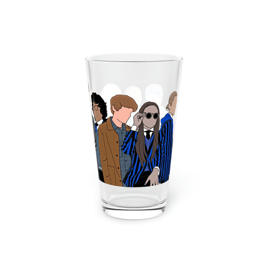 Wednesday Cast Pint Glass - Fandom-Made