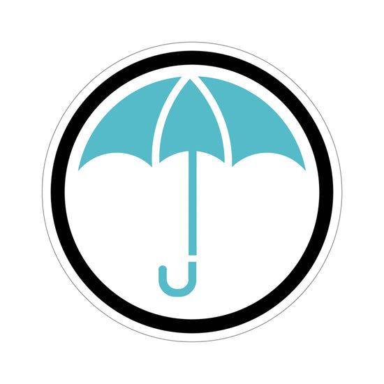 Five Blue Umbrella Die-Cut Sticker - Fandom-Made