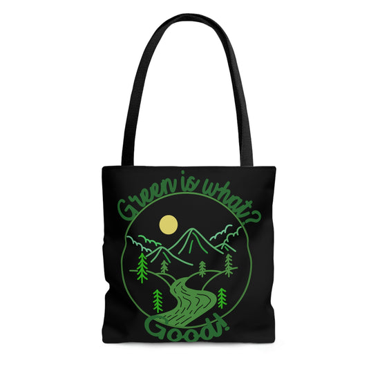 Green is Good Tote Bag - Fandom-Made