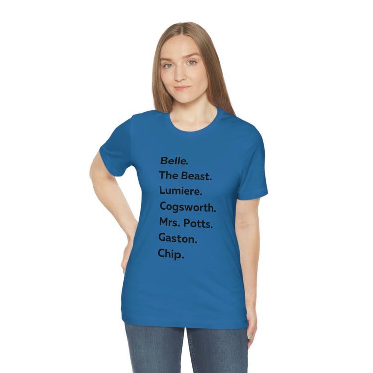 Beauty and the Beast Short Sleeve Tee - Fandom-Made