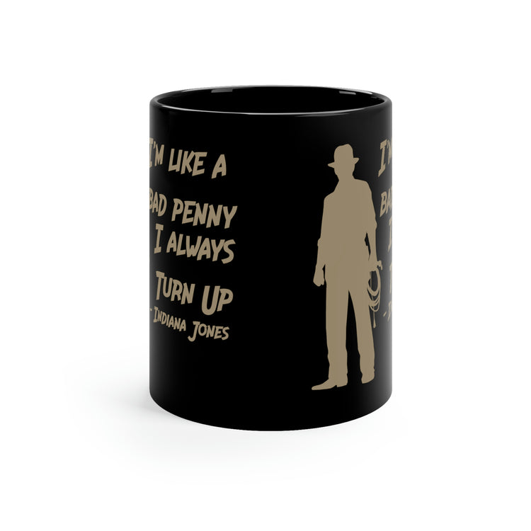 Indiana Jones 11oz Black Mug - Fandom-Made