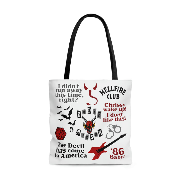 Eddie Munson Double-Sided Tote Bag - Fandom-Made