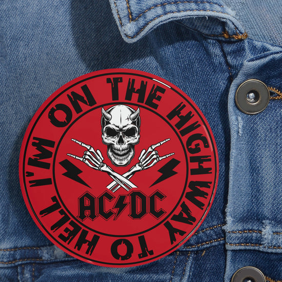 Highway To Hell Pin - Fandom-Made