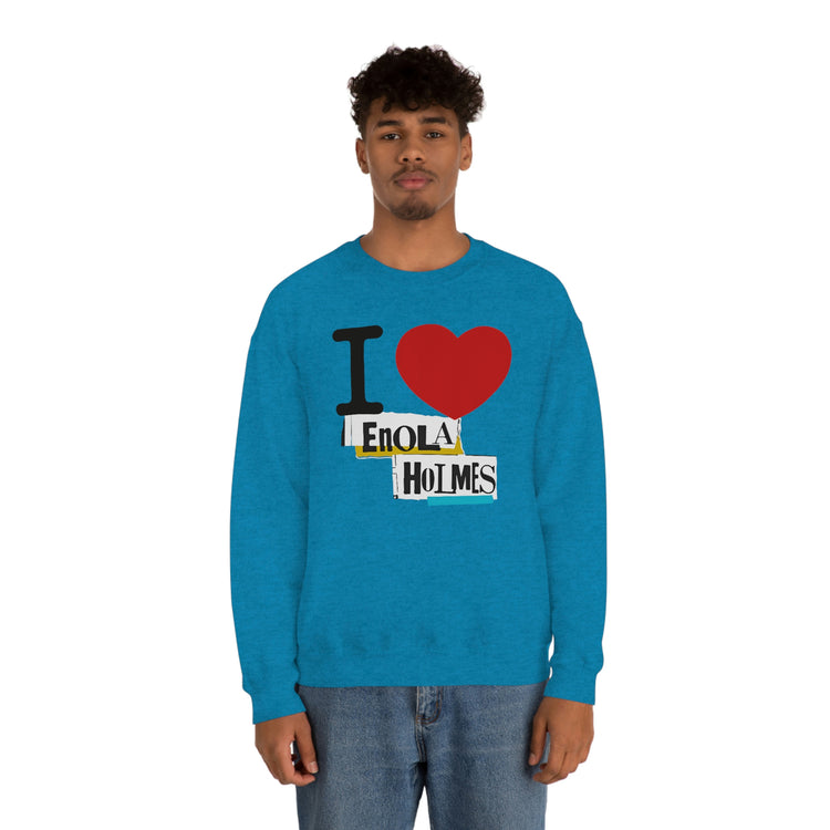 I Love Enola Holmes Sweatshirt - Fandom-Made