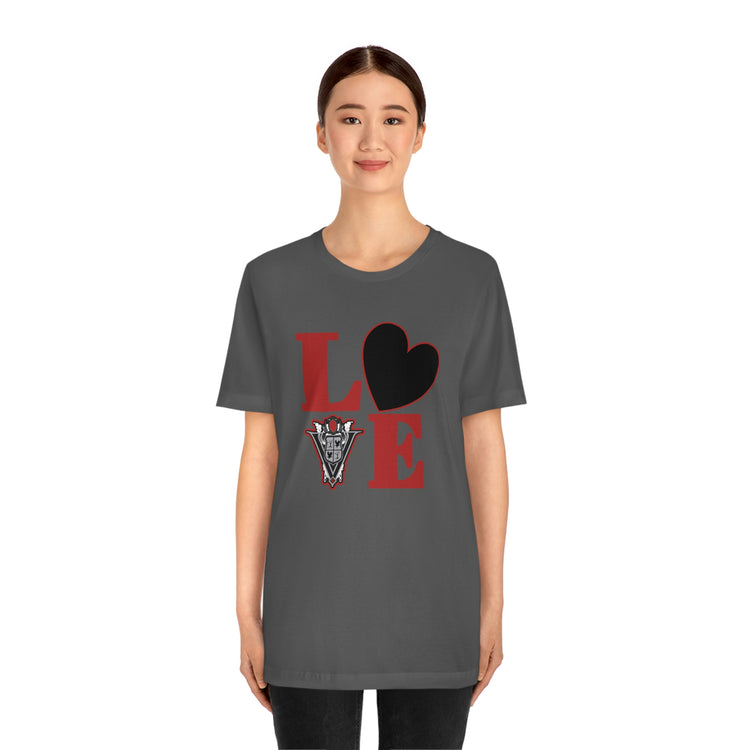 Volturi, Love Short Sleeve Tee (black heart) - Fandom-Made