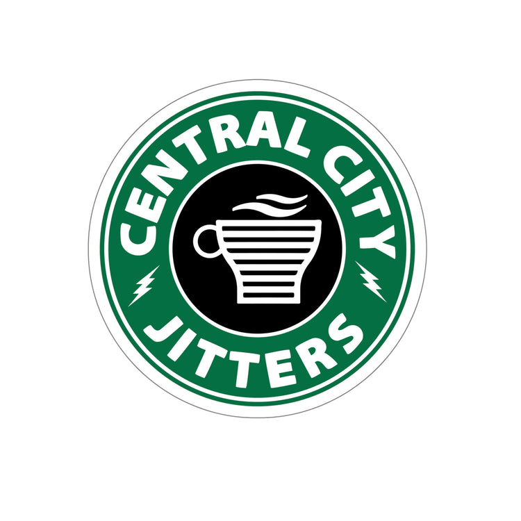 Central City Jitter Die-Cut Sticker - Fandom-Made