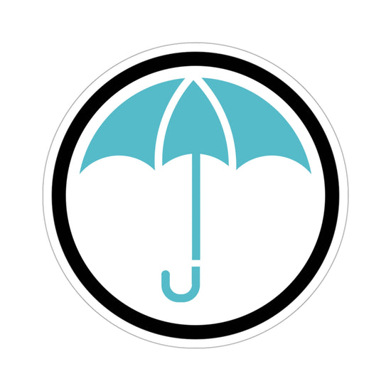 Five Blue Umbrella Die-Cut Sticker - Fandom-Made