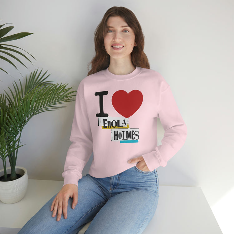 I Love Enola Holmes Sweatshirt - Fandom-Made