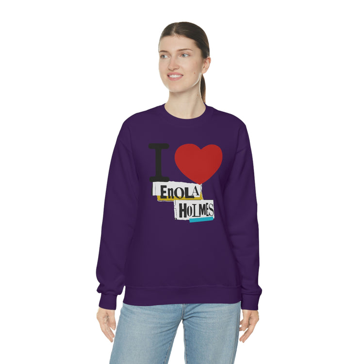 I Love Enola Holmes Sweatshirt - Fandom-Made