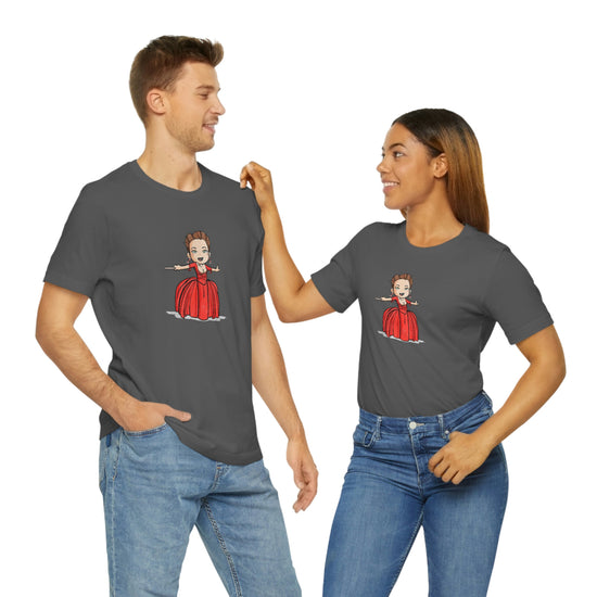 Claire Fraser T-Shirt (red dress) - Fandom-Made