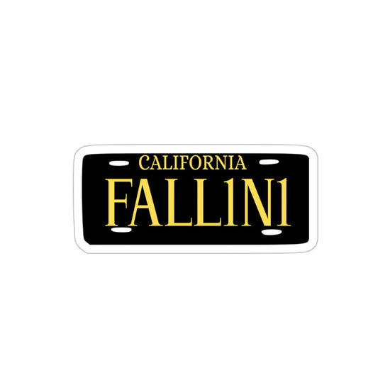 FALLIN1 Transparent Outdoor Stickers - Fandom-Made